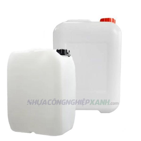 Can đựng nước 20 lít màu trắng (bình nhựa 20 lít)