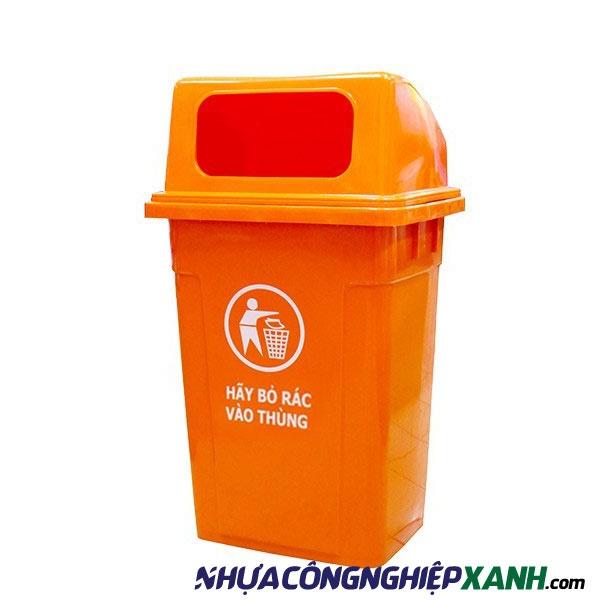 Thùng rác nhựa 90 lít nắp hở