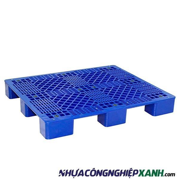 Pallet nhua liền khối 1 mặt 1200x1000x140