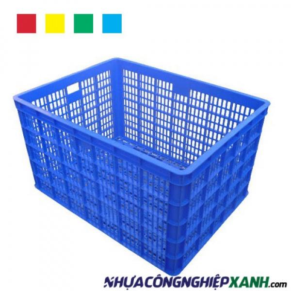 Thùng nhựa có 26 bánh xe (sóng nhưa hở có bánh xe)